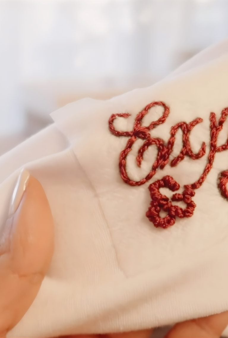 No-Tracing Embroidery Hack That’s Perfect for Beginners